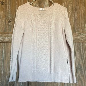 Gap light pink knitted sweater size large